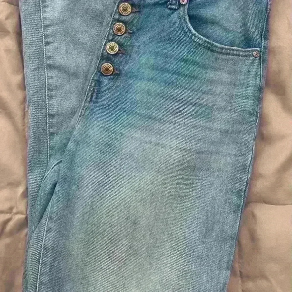 Rewash High Rise Vintage Reunion Distressed Jeans Size 3/26 - Picture 7 of 7